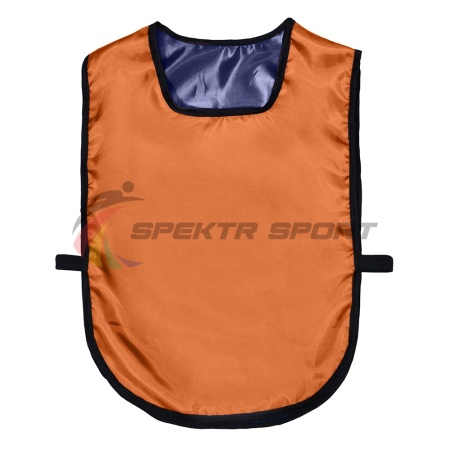 Купить Манишка футбольная двусторонняя универсальная Spektr Sport оранжево-синяя в Питкяранте 